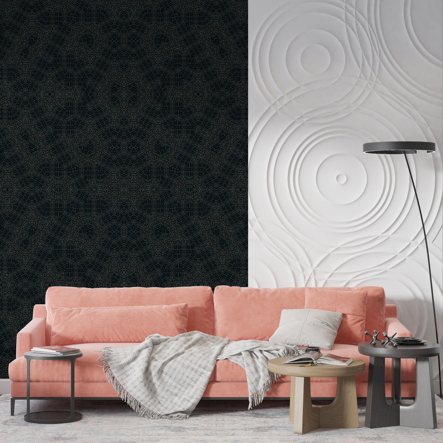 Black Arabesque Wallpaper | Murals Wallpaper