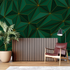 Geometric Green Wallpaper | Murals Wallpaper