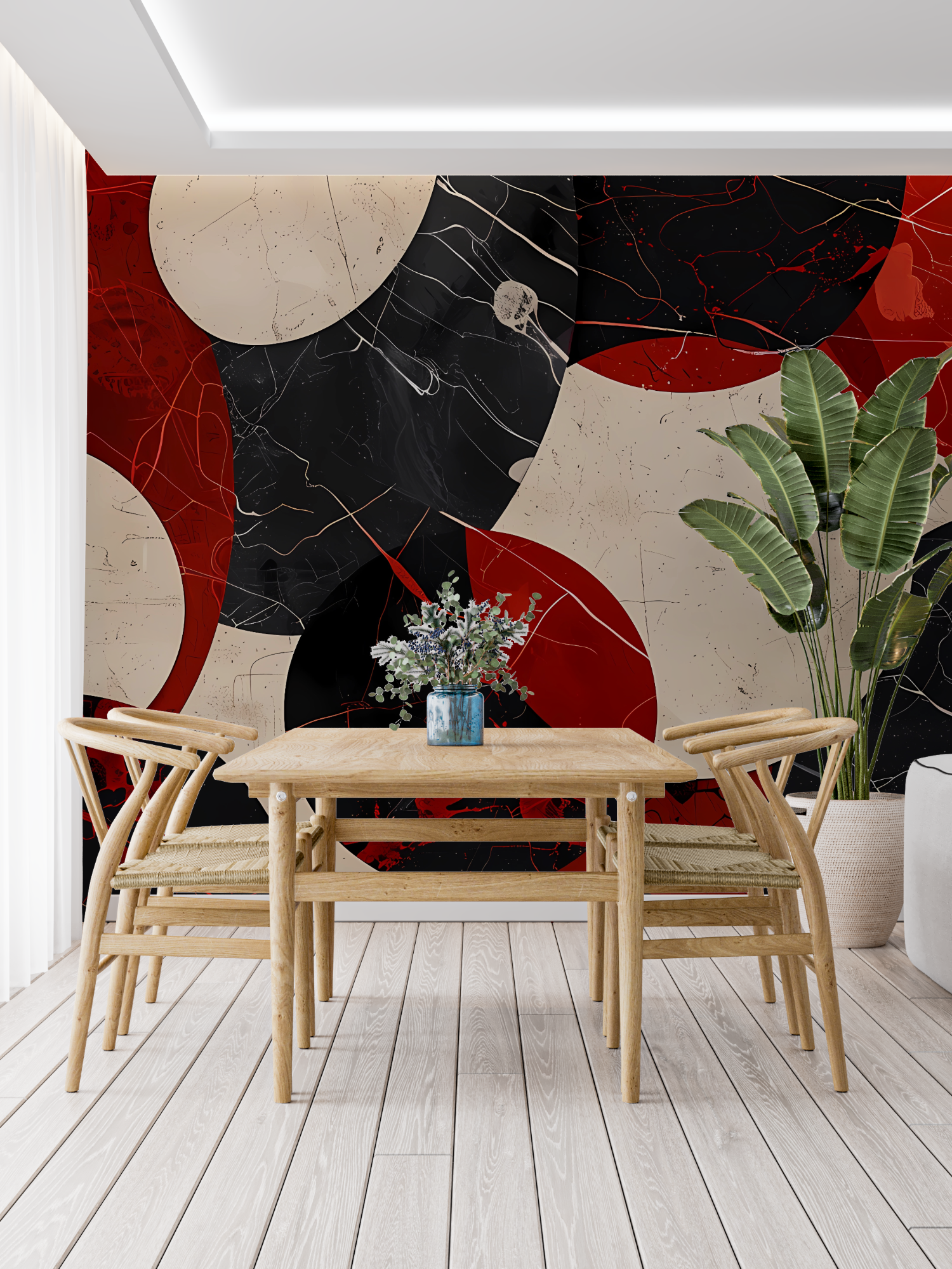 Red Black Wallpaper | Murals Wallpaper