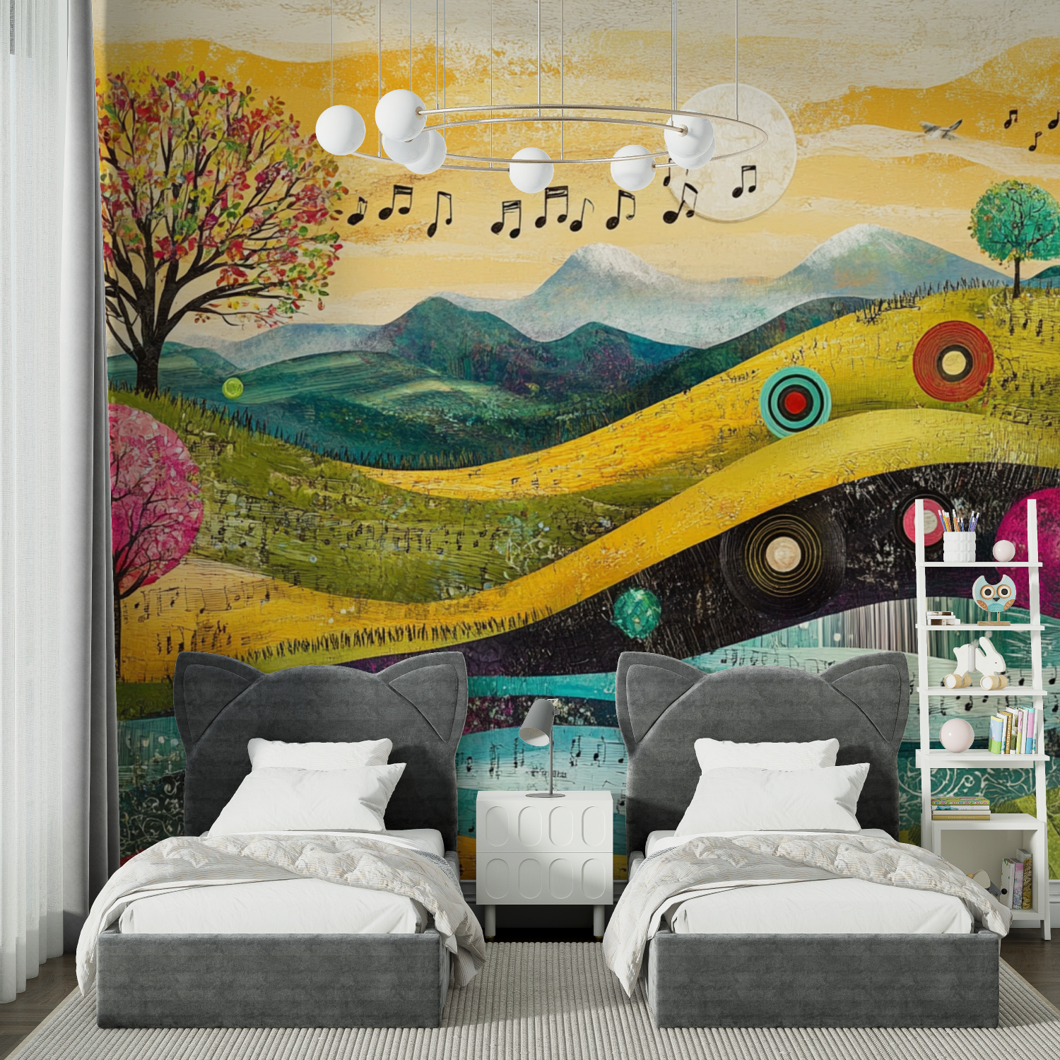 Large Format Music Landscape Wallpaper | Murals Wallpaper