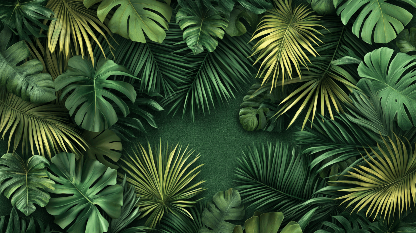 Tropical Plants Wallpaper for Kids | Murals Wallpaper