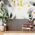 Gray Yellow Wallpaper | Murals Wallpaper