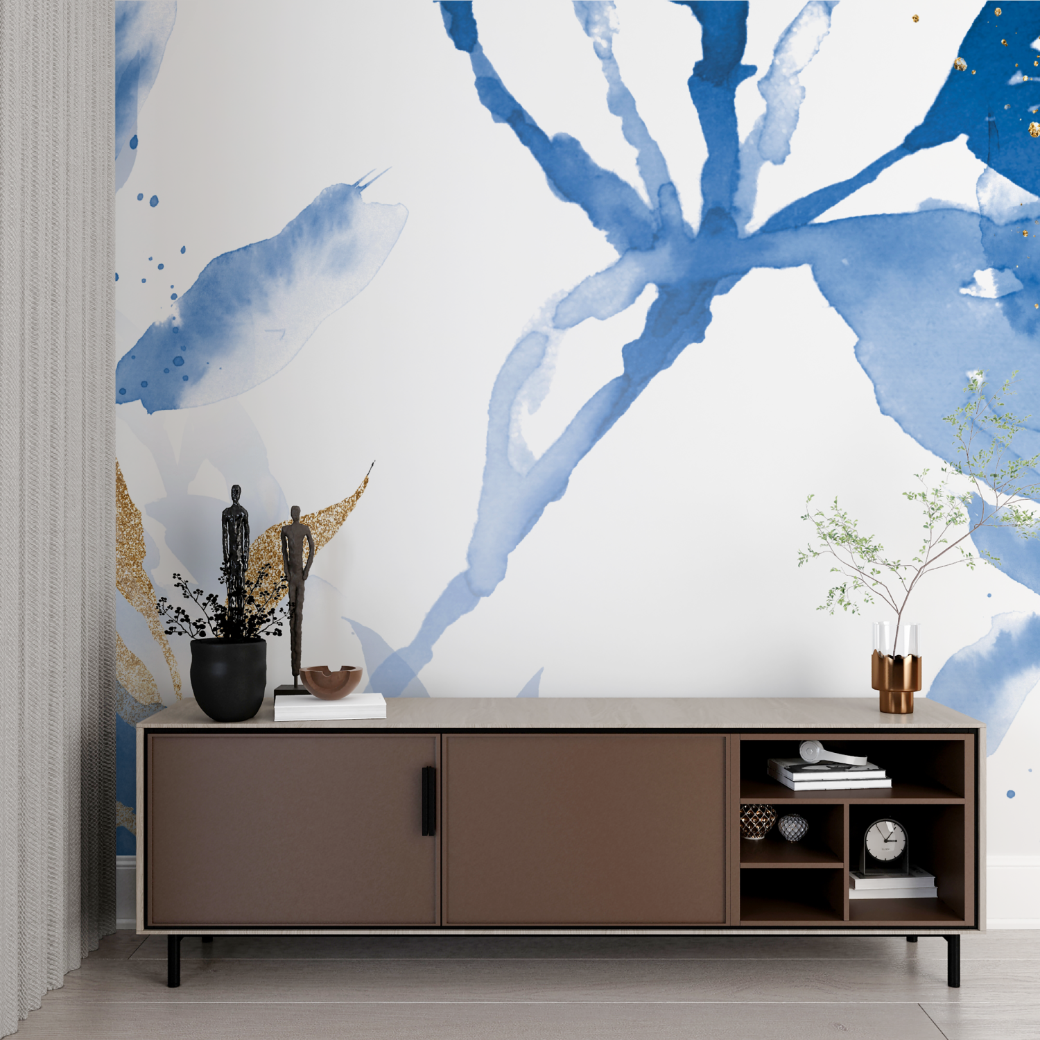Bamboo Watercolor Wallpaper | Murals Wallpaper