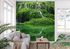 Green Waterfall Mural Wallpaper | Murals Wallpaper