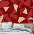 Geometric Red Wallpaper | Murals Wallpaper