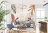 Florals Terracotta Mural Wallpaper