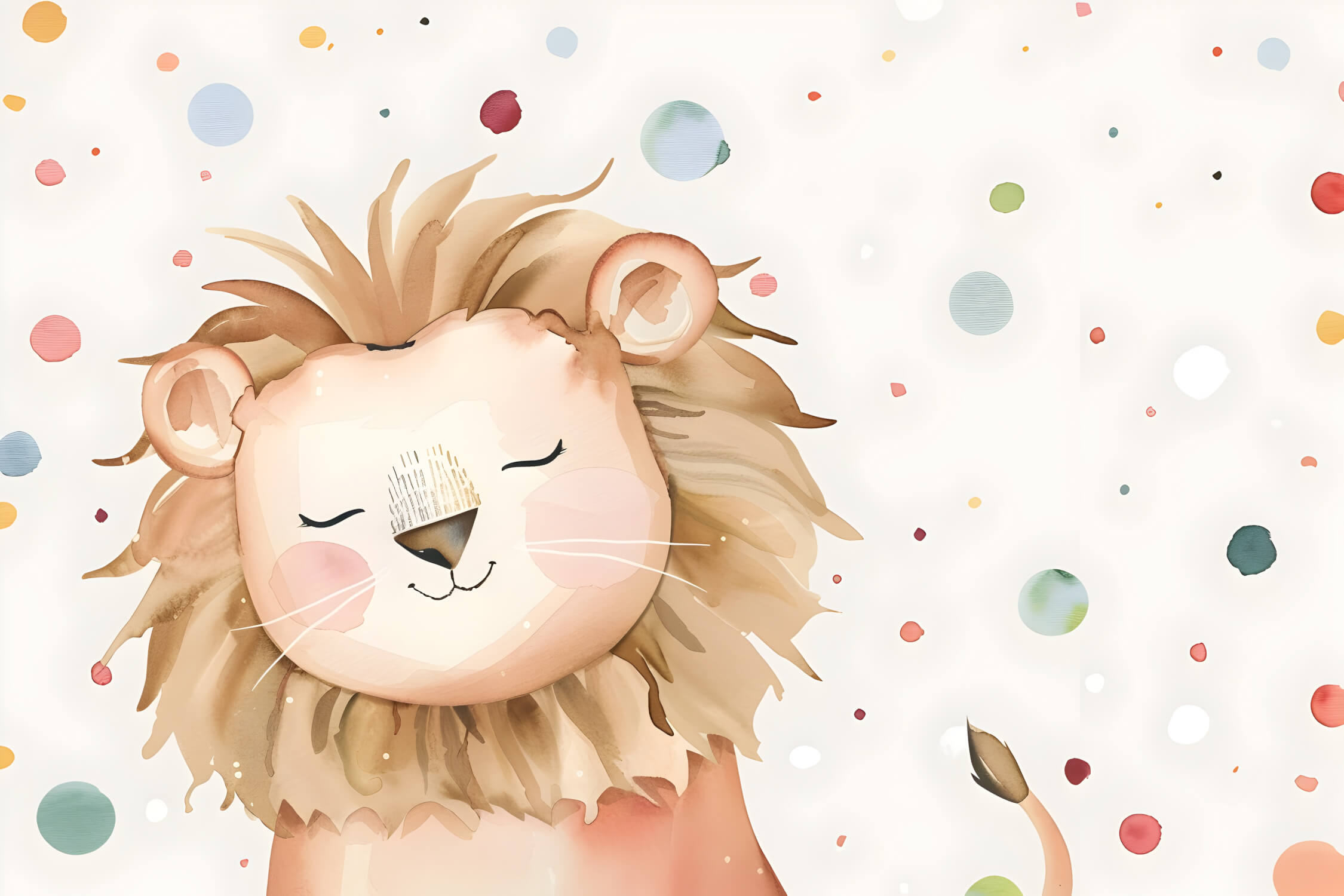 Lion Baby Room Wallpaper | Murals Wallpaper