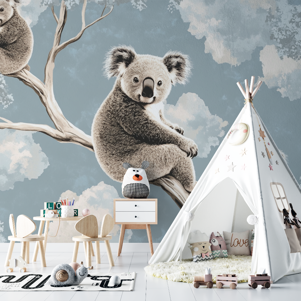 Koala Wallpaper in the Clarity of the Sky | Murals Wallpaper