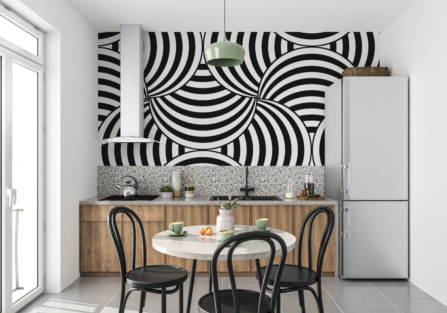 Black Graphic Wallpaper | Murals Wallpaper