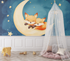 Fox and Moon Wallpaper | Murals Wallpaper