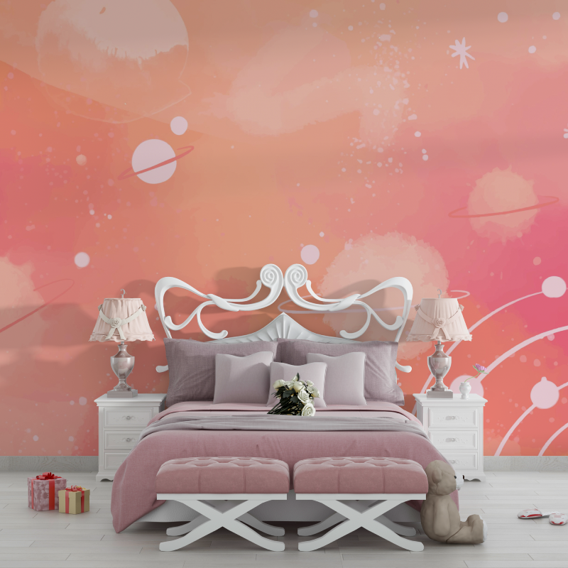 Teen Girls Space Planet Star Wallpaper | Murals Wallpaper