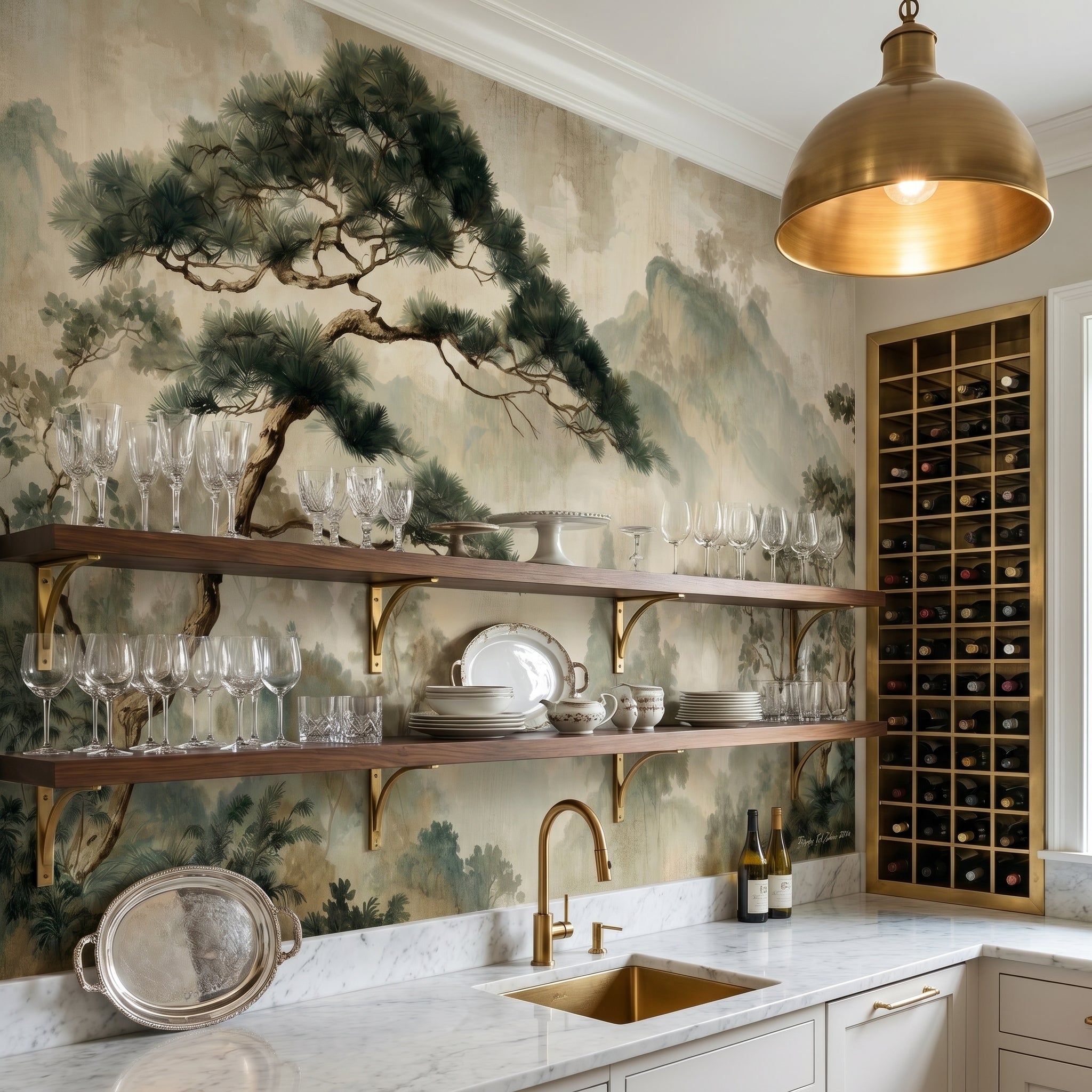 Panoramic Forest Open View Wall Mural Batch