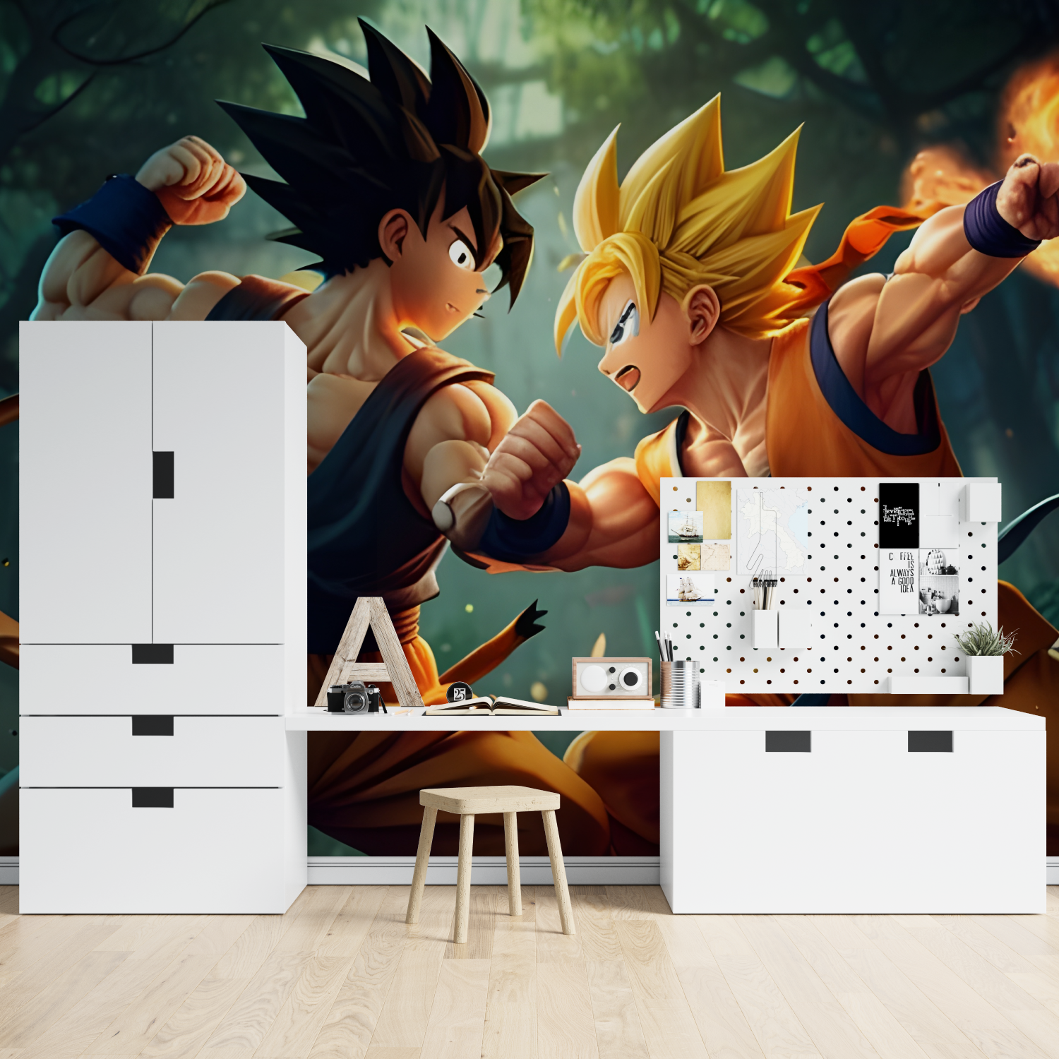 DBZ Crossover Wallpaper | Murals Wallpaper