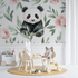Watercolor Panda and Foliage Wallpaper | Murals Wallpaper
