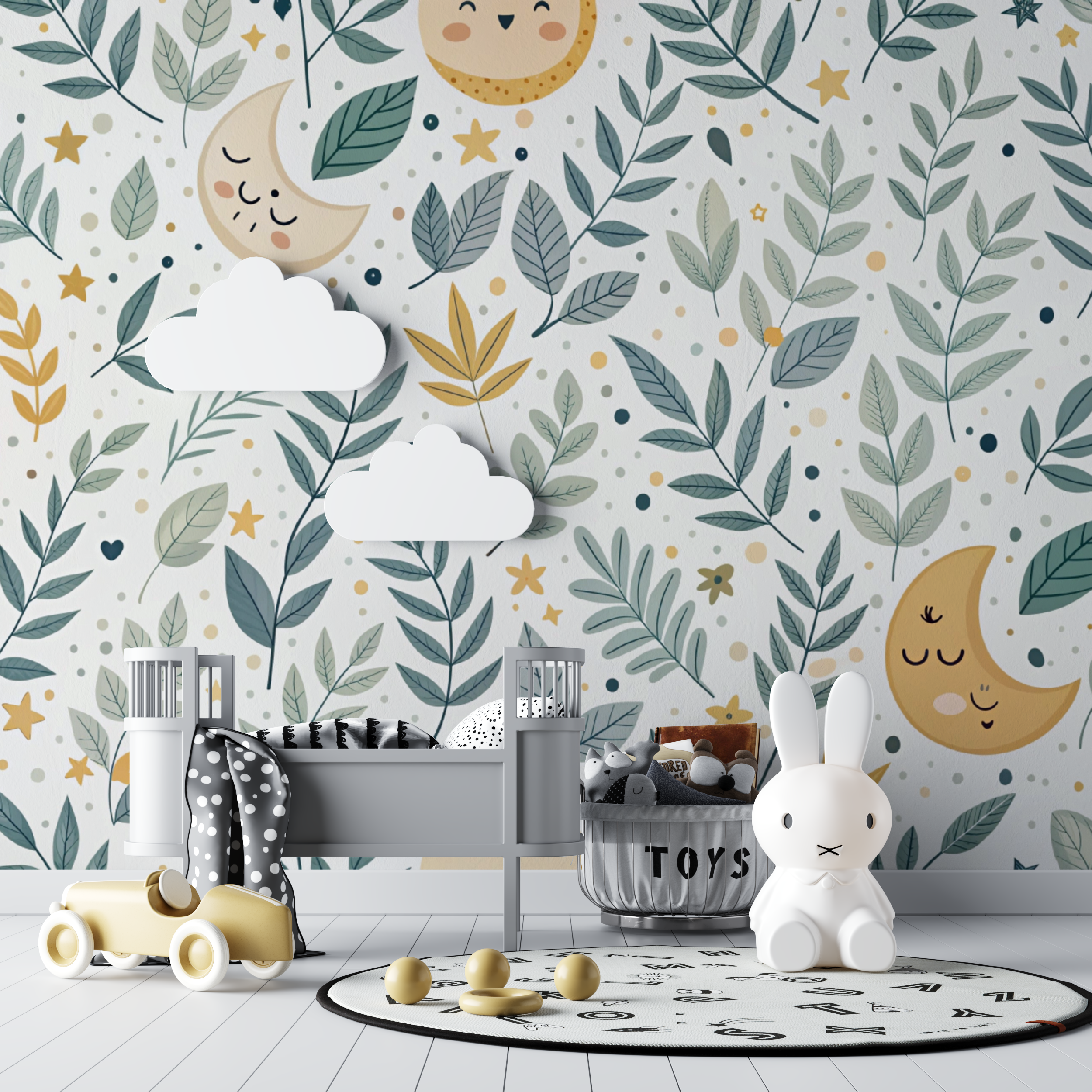 Tapetenpapier Baby Impressions Botaniques - Baby