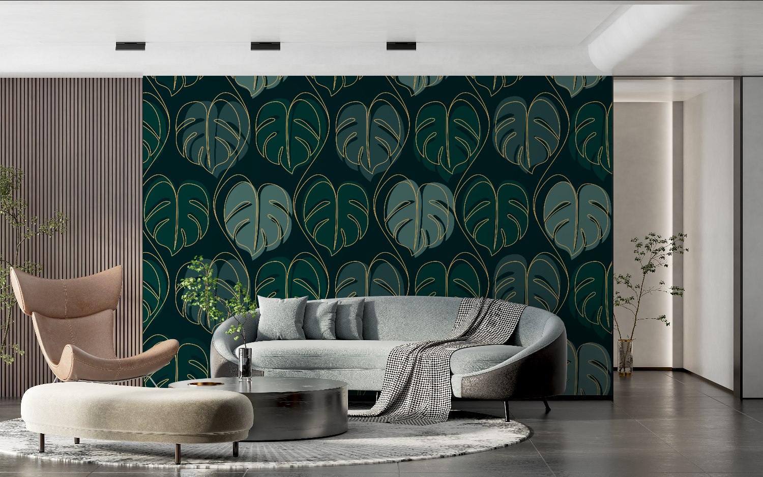 Duck Blue Pattern Wallpaper | Murals Wallpaper
