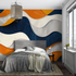 Blue Orange Wallpaper | Murals Wallpaper
