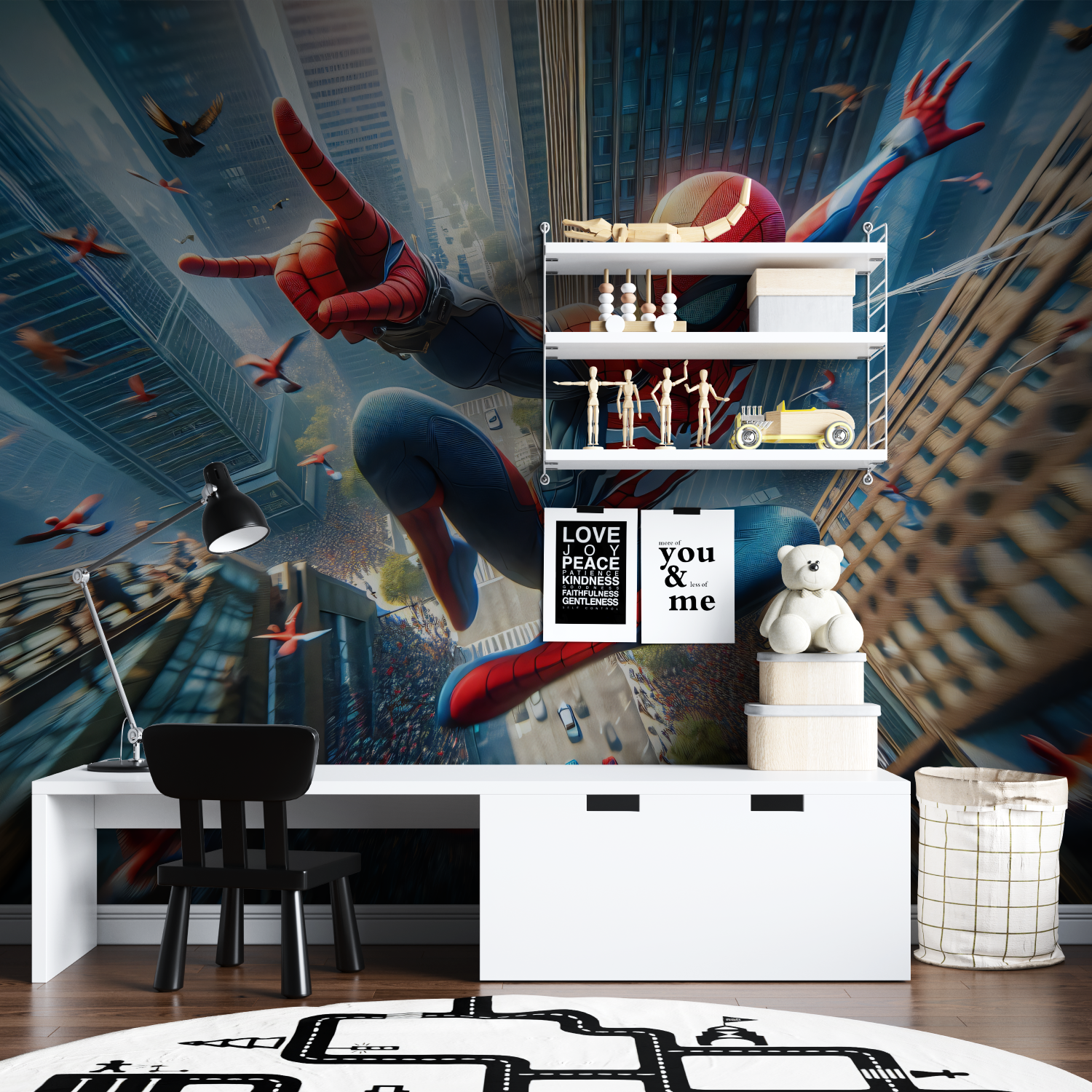Dynamic Spiderman Wallpaper | Murals Wallpaper