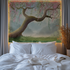 Panoramic cherry tree mural wallpaper chambre premium