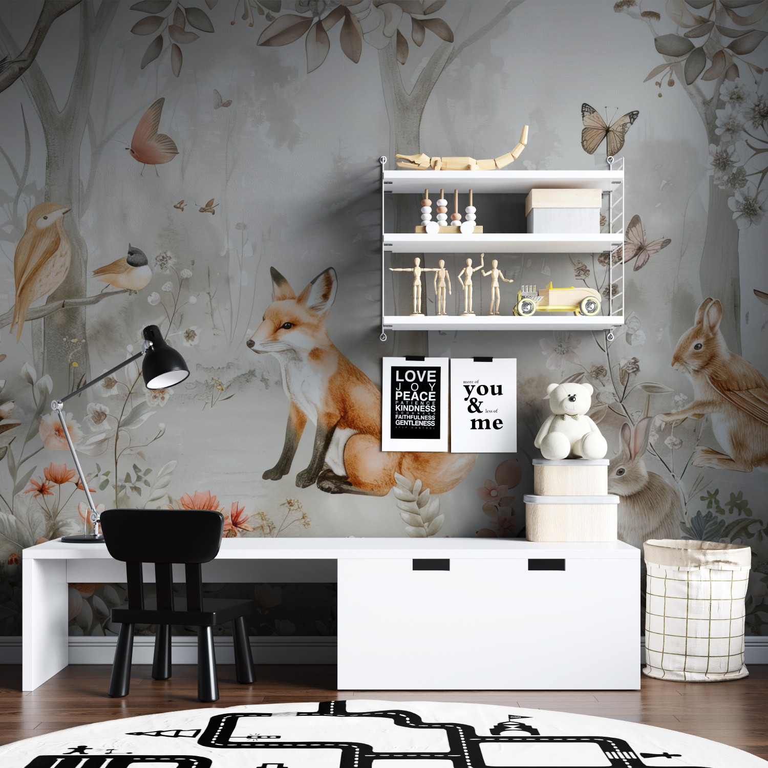 Tapeten Natur Kinderzimmer – Tapisserie Spiderman