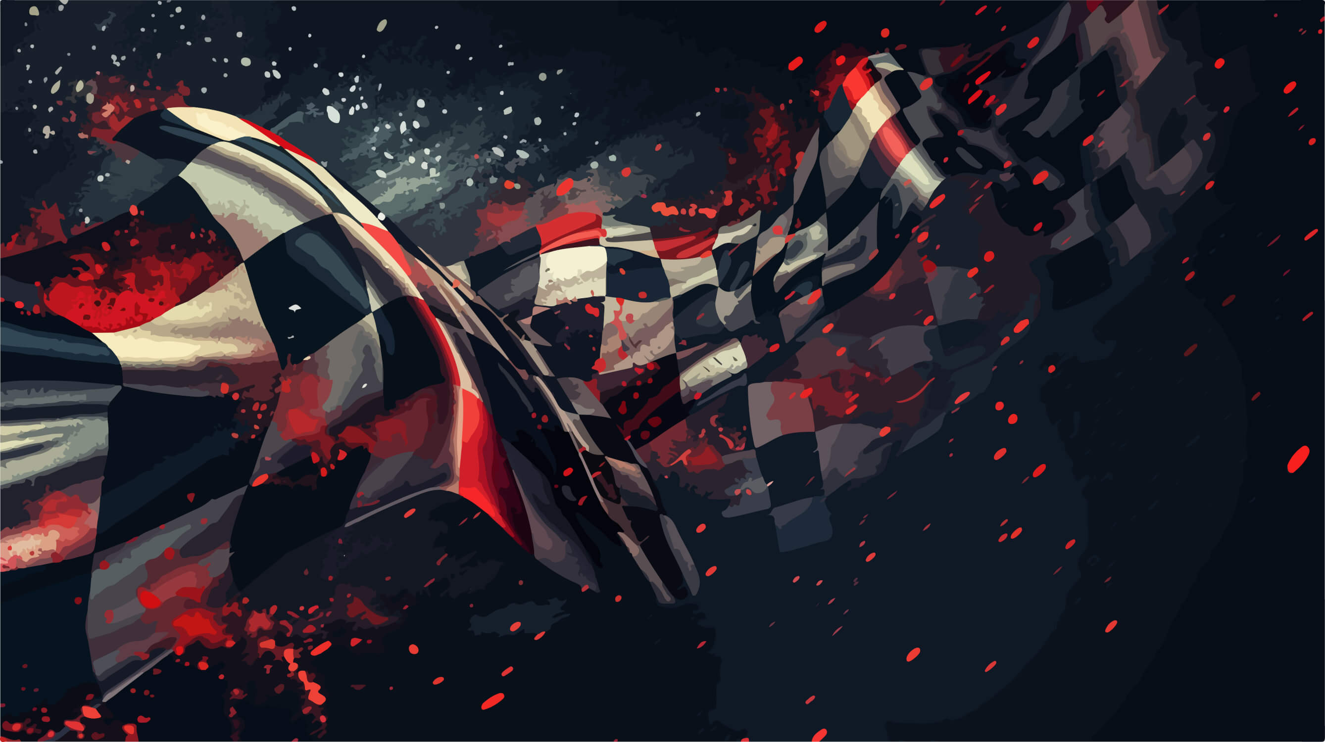 Motorcycle Flag Wallpaper | Murals Wallpaper