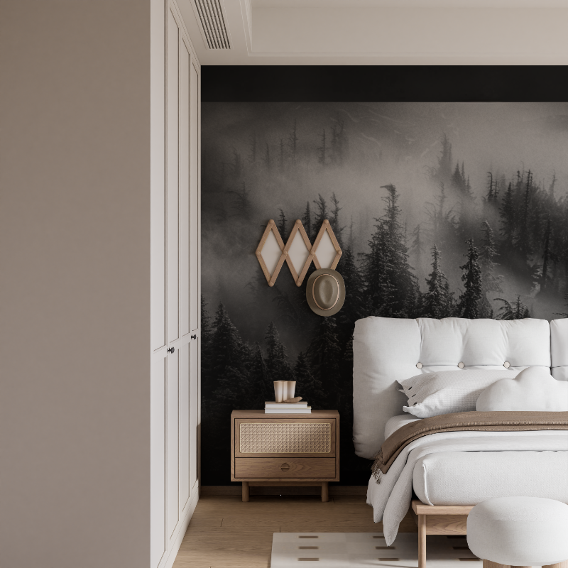 Mystic Mist Mountain Wallpaper | Murals Wallpaper