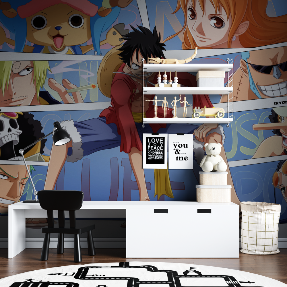 One Piece Mural Wallpaper Murals Wallpaper — free download