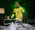 Ronaldinho Green Soccer Player Wallpaper | Murals Wallpaper