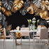 Black and Gold Jungle Wallpaper | Murals Wallpaper