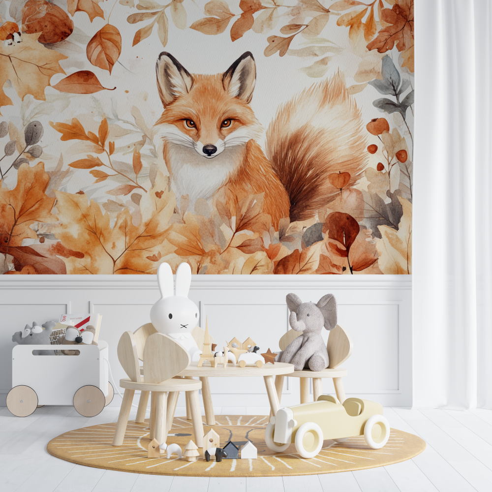 Autumn Fox Wallpaper | Murals Wallpaper