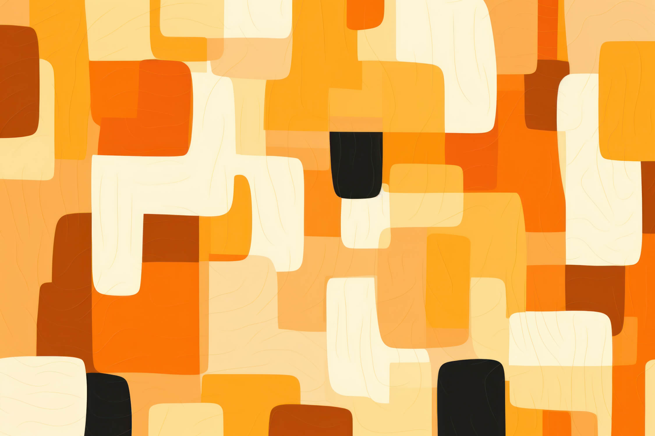 Graphic Orange Wallpaper | Murals Wallpaper