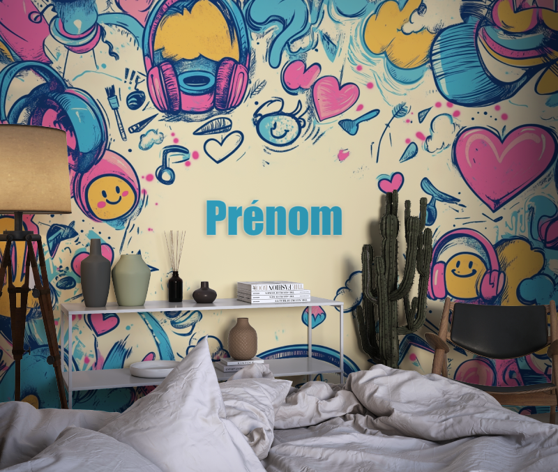 Name Tag Wallpaper | Murals Wallpaper