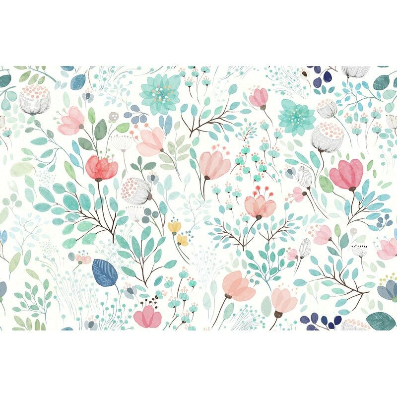 Multicolored Floral Wallpaper | Murals Wallpaper
