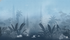 Blue Mystic Jungle Mural Wallpaper
