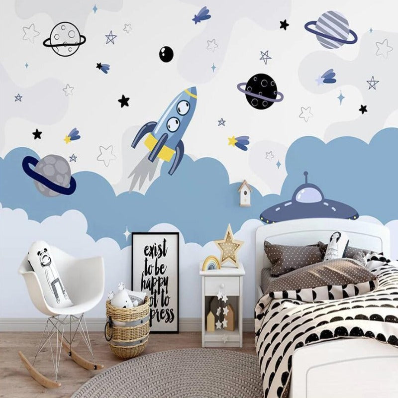 Space Wallpaper <br/> Space and Cloud | Murals Wallpaper
