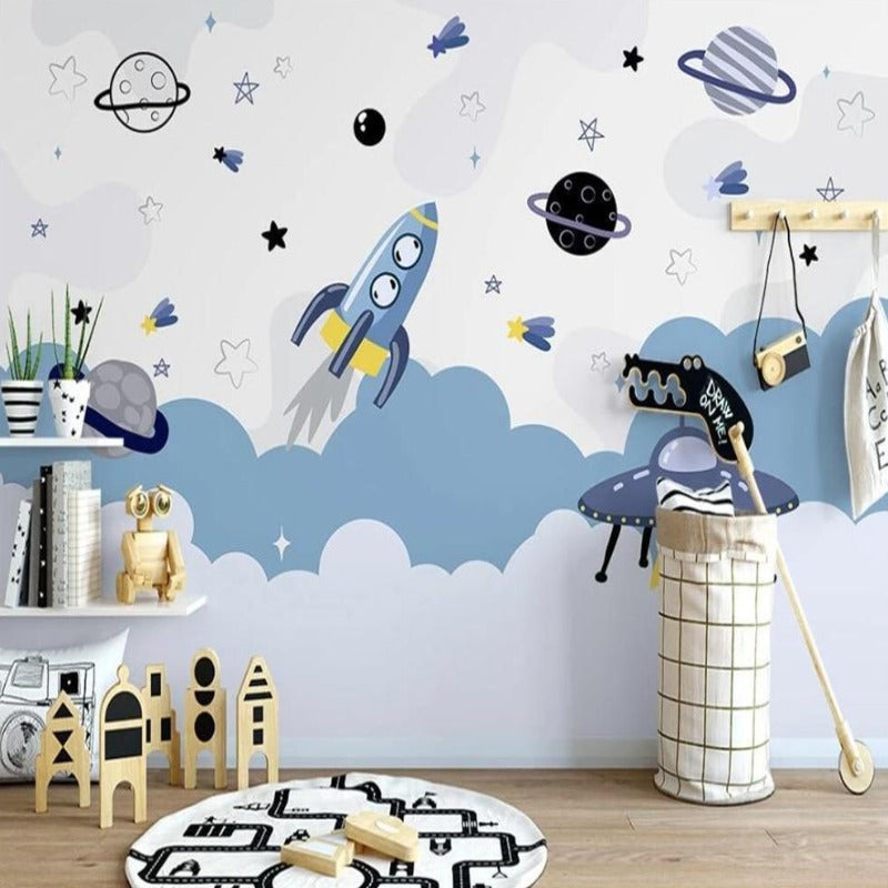 Space Wallpaper <br/> Space and Cloud | Murals Wallpaper