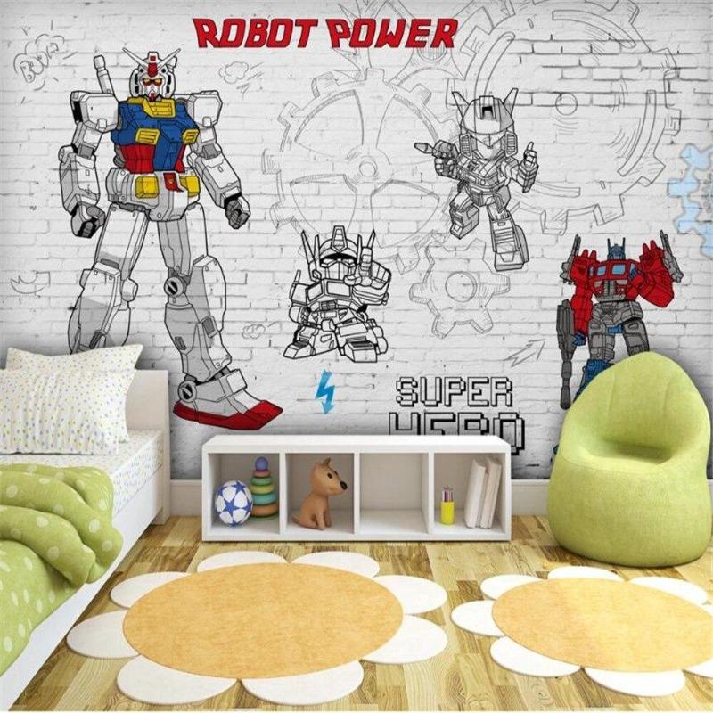 Classic Boy Wallpaper Super Robot | Murals Wallpaper
