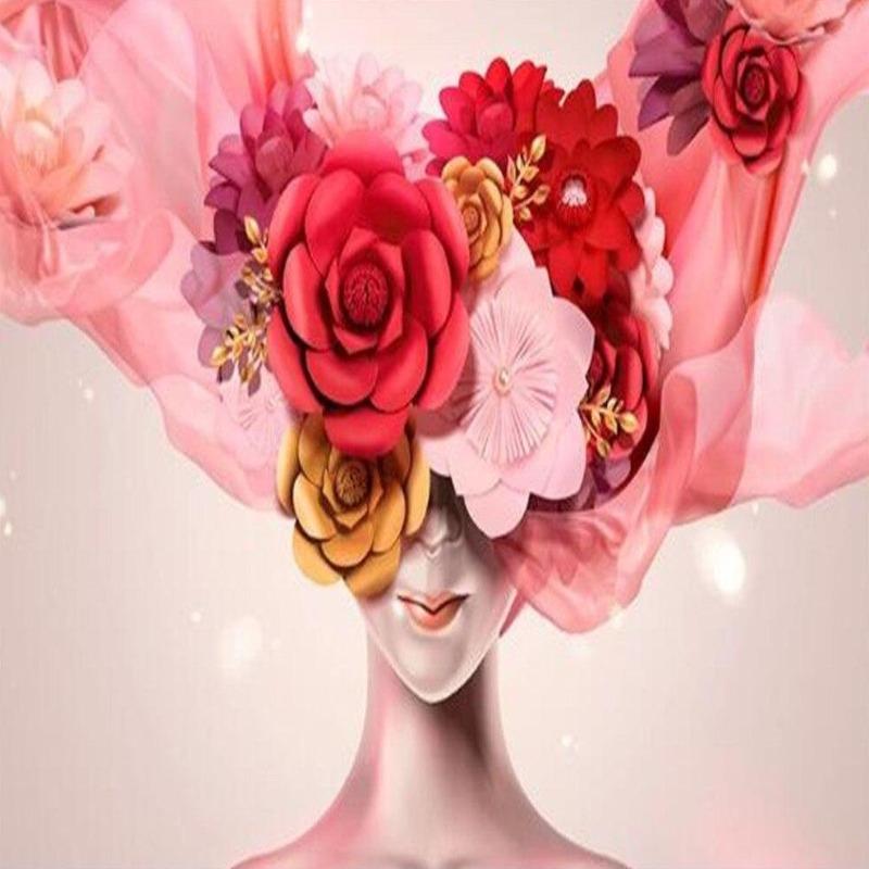 Classic Teen Wallpaper Floral Head | Murals Wallpaper