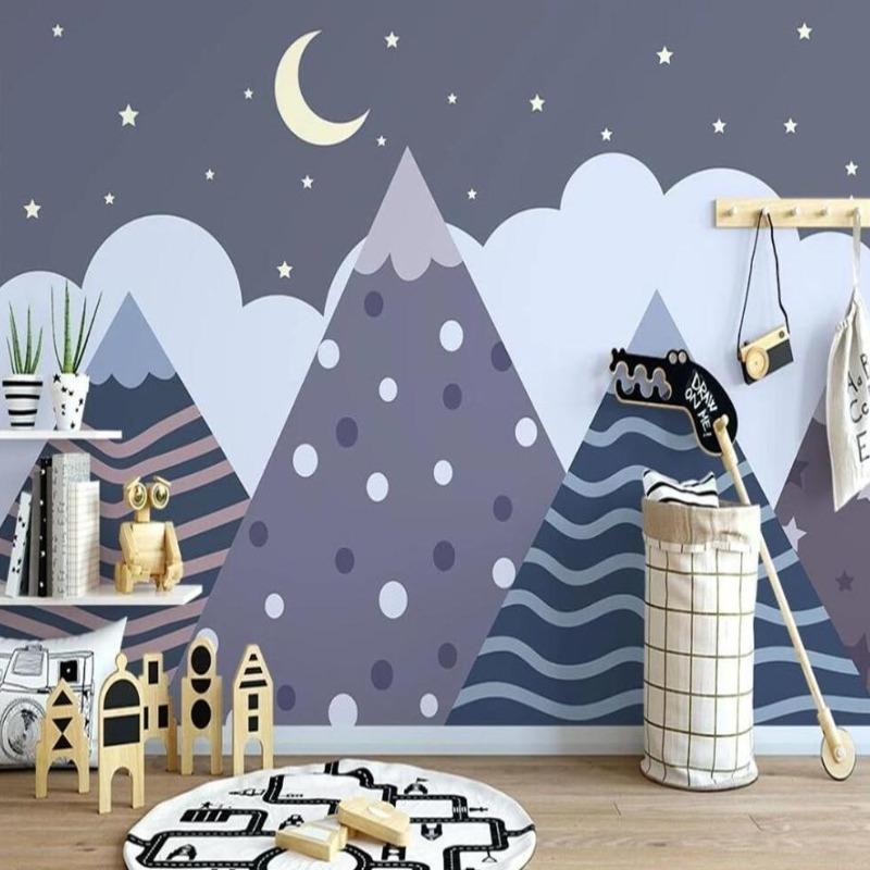 Classic Boy Mountain Trend Wallpaper | Murals Wallpaper