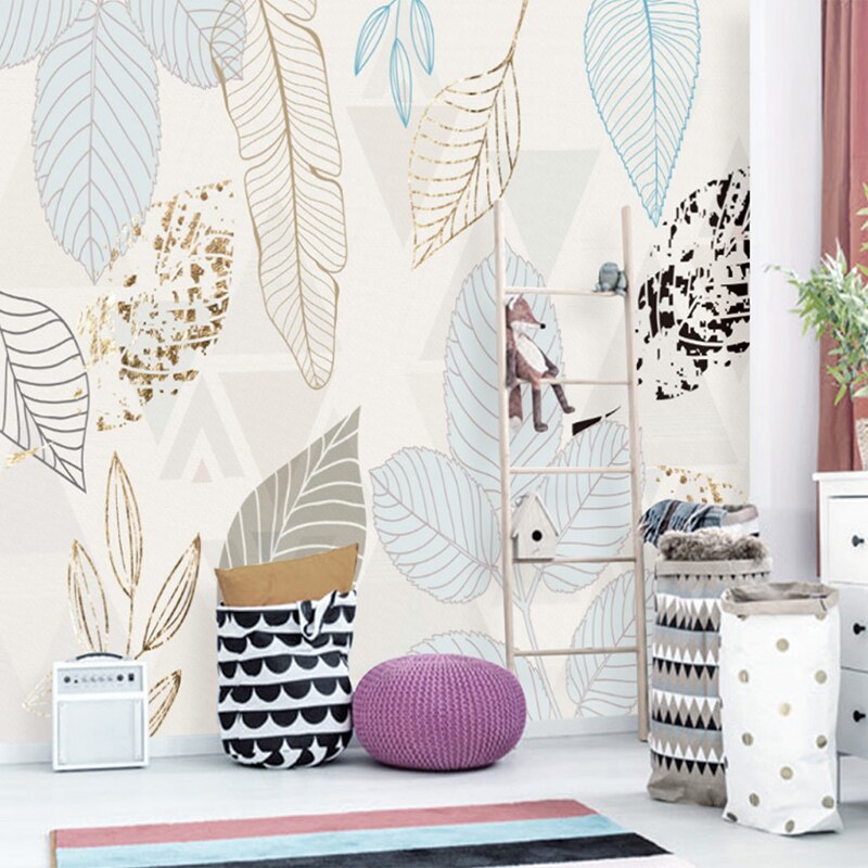 Leaf Pattern Wallpaper | Murals Wallpaper