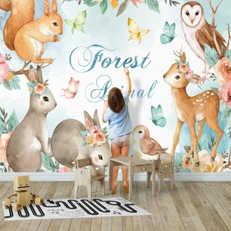Forest Animals Wallpaper | Murals Wallpaper