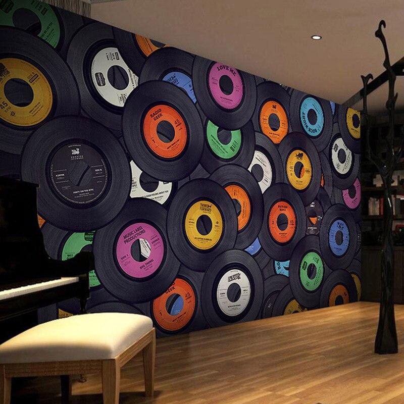 Music Wallpaper Vinyl Record | Murals Wallpaper