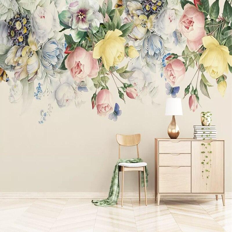 Flower Space Girl Wallpaper | Murals Wallpaper