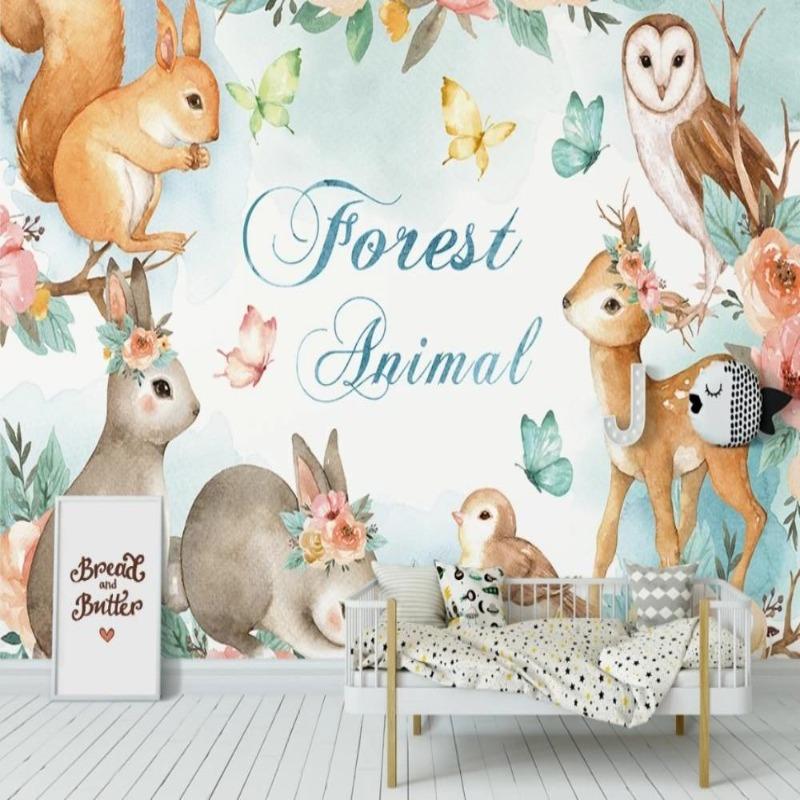 Forest Animals Wallpaper | Murals Wallpaper