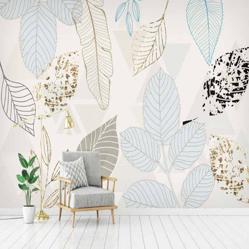 Leaf Pattern Wallpaper | Murals Wallpaper