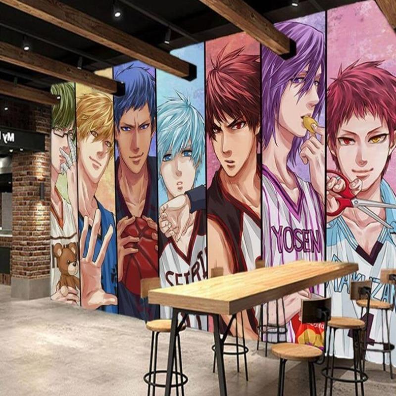 Japanisches Manga-Papier-Basketballteam