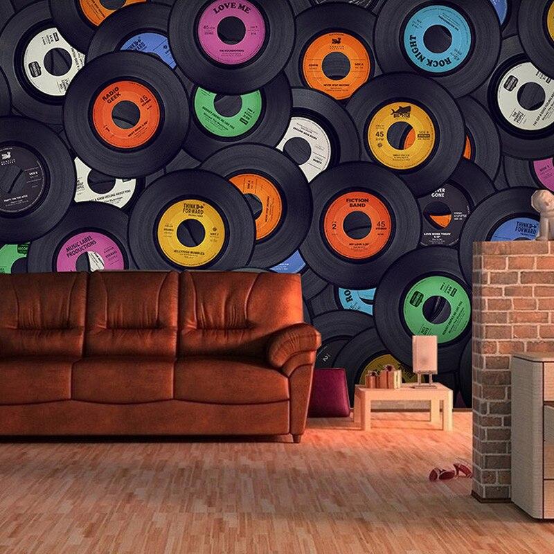 Music Wallpaper Vinyl Record | Murals Wallpaper