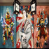 Japanese Wallpaper Duel Warrior Samurai | Murals Wallpaper