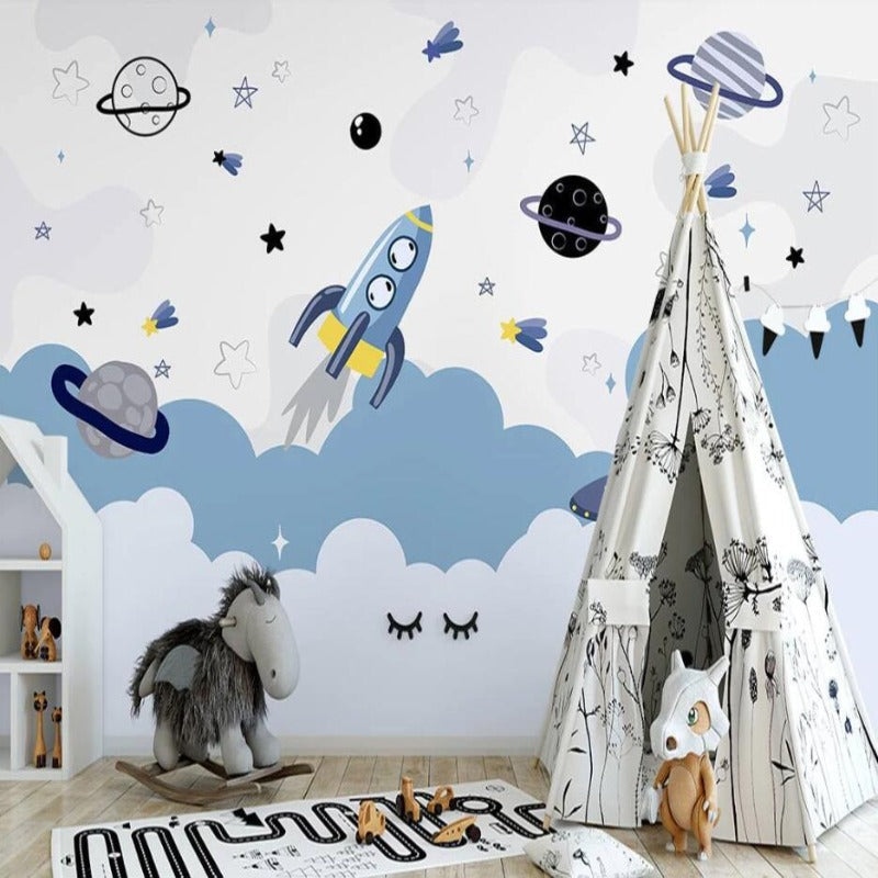 Space Wallpaper <br/> Space and Cloud | Murals Wallpaper