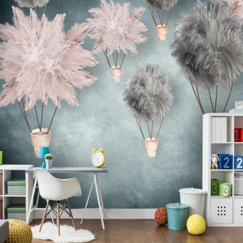 Modern Girl's Bedroom Wallpaper | Murals Wallpaper